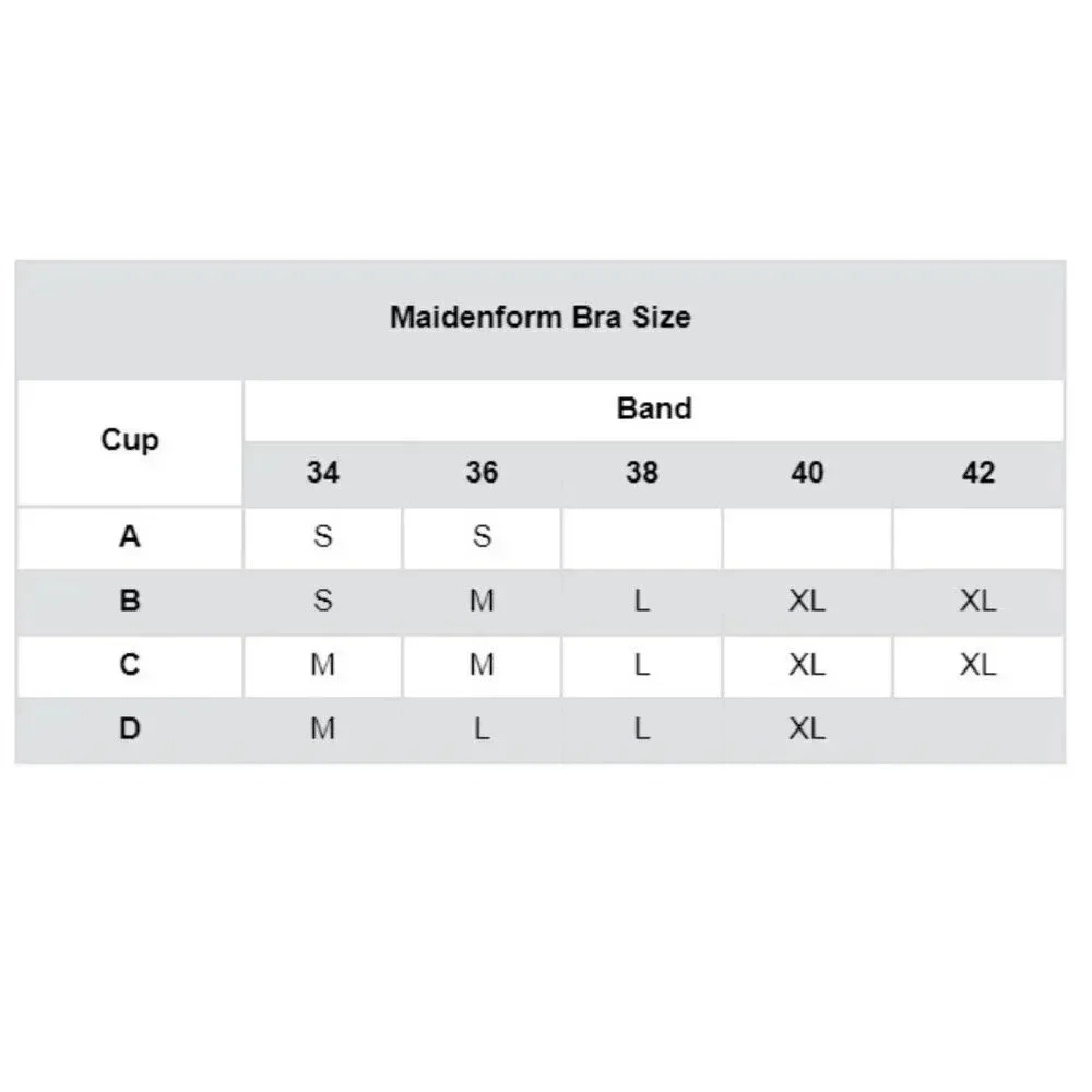 XL‎ X-LARGE Maidenform SE1182 Self Expressions Lace Bralette Black NWT - Picture 8 of 10